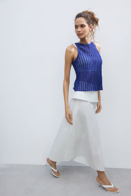 Textured net top - H&m фото 3