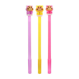 Цена за 12 шт. Ручка-прикол Calligrata «Зверушки», синий стержень, гелевая, МИКС