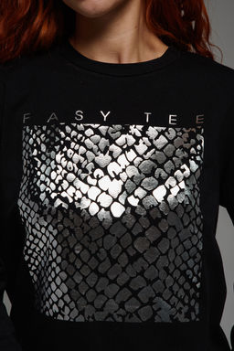 8519/1 Футболка с длинным рукавом женская