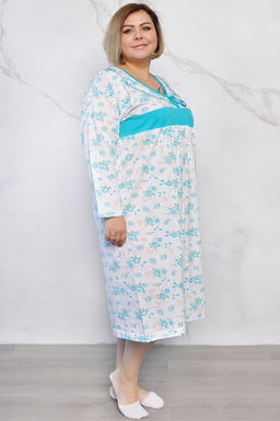 Арт. 2580 Ночная сорочка с дл. рукавом Цвет:ассорти - Калинка фото 3