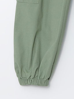 Beli Lastikli K?z ?ocuk Kargo Pantolon