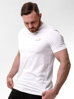 Футболка мужская классика Сaribou (белый) - CARIBOU фото 2