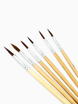 Кисть для рисования набор 6 шт. белка Jan Vermeer