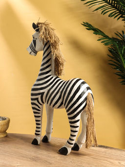 Сувенир «Зебра», 30×10×45 см, дерево, чёрно-белый