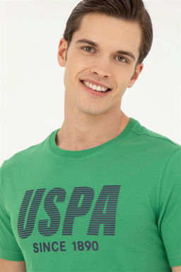 Мужская зеленая футболка - U.s. polo assn фото 2