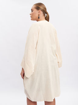 Кардиган из жатого хлопка KA01450WHT03 - Артесса фото 18