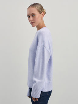 Базовый джемпер с добавлением шерсти / Zarina  фото 4