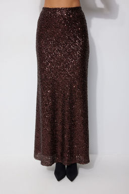 Юбка LYUSHe 4257 коричневый  фото 2