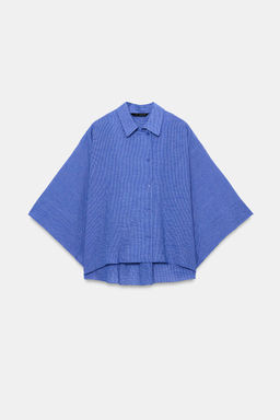 CAMISA CUADROS ZW COLLECTION / Azul - Zara фото 5