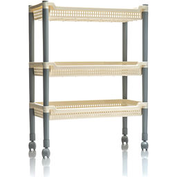 Этажерка узкая 3-полки Флер арт. С383