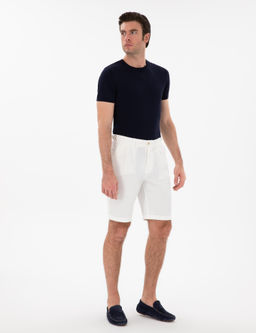 Ekru Regula Fit Swey Shorts - Cacharel фото 3