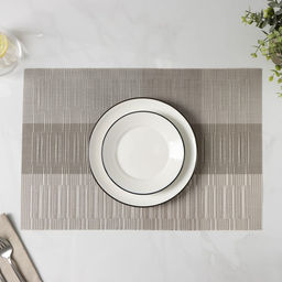 Цена за 12 шт. Салфетка сервировочная на стол Восток, 4530 см, цвет светло-коричневый