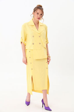 Костюм NIKVA н972-3 лимонный фото 7