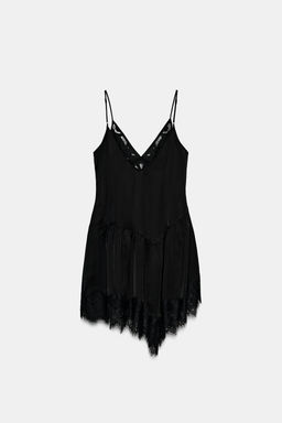 ZW COLLECTION ASYMMETRIC SHORT DRESS - Zara фото 7