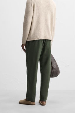 RELAXED FIT JOGGER WAIST TROUSERS - Zara фото 42