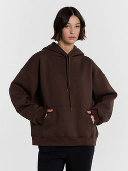 Худи женское коричневое шоколадное мартини 122981 - Mark formelle фото 8