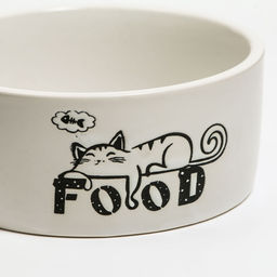 Миска керамическая Food=200 мл - 10104.5 см, белая - Пижон фото 5