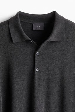 Polo de punto fino Slim Fit - H&m фото 5