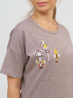 856 Пижама "Коричневый"