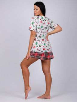 Пижама/домашний костюм ДК-308-красный - Ihomelux фото 4