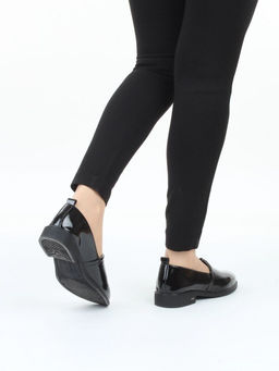 06-M17-5 BLACK Туфли женские (натуральная кожа)