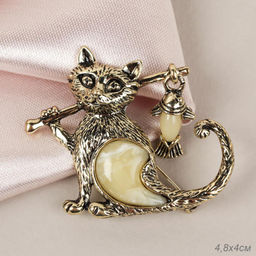 Брошь Кошка / 5402 /уп 12/
