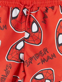 Spider-Man Bask?l? Erkek ?ocuk Deniz ?ortu