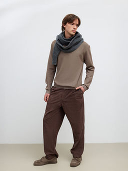 Bisiklet Yaka Erkek Triko Kazak