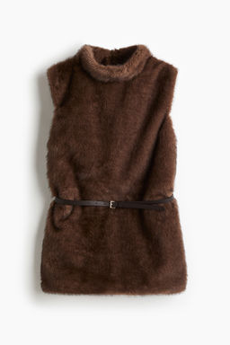 Top de cuello perkins con cintur?n