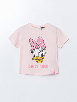 Daisy Duck Bask?l? K?z ?ocuk Ti??rt ve Tayt 2li