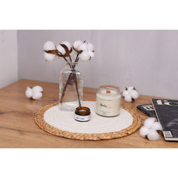 Салфетка сервировочная на стол Доляна «Мэг», d=30 см, белая