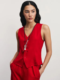 Льняной жилет / Zarina