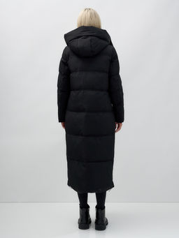 Пальто зимнее MTFORCE 9625Ch женское черное утеплитель 270 г/м²  фото 5