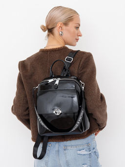Рюкзак 21023-8 black Polina&Eiterou