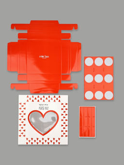 Цена за 5 шт. Коробка под 9 конфет со скретч-слоем «Просто люблю», 14.5×14.5×3.5 см