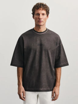 Футболка с эффектом garment dye / Zarina  фото 3