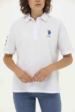 Женщина белая поло Yaka t -Frish Surprise Discount в корзине - U.s. polo assn фото 6