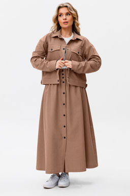 Костюм AmberA 2065С кофе