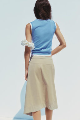 DOUBLE LAYER TRIM KNIT TOP - Zara фото 11