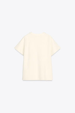 WASHED-EFFECT TEXT PLUSH SWEATSHIRT - Zara фото 6