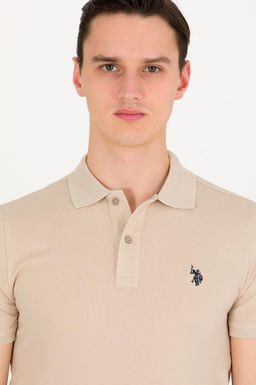 U. S. Polo Assn Мужская базовая футболка с воротником-поло Stone - U.s. polo assn фото 14