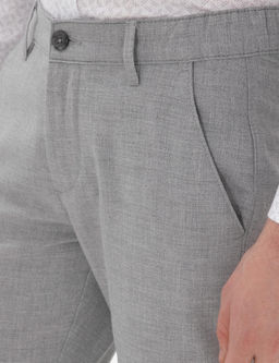 Gri Slim Fit Kanvas Pantolon - Pierre cardin фото 5