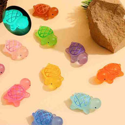 Черепашки 2,5 см, 18 штук. Светятся в темноте. Поощрительный материал, презенты, декор 9046646 Черепашки 2,5 см, 18 штук. Светятся в темноте. Поощрительный материал, презенты, декор 9046646