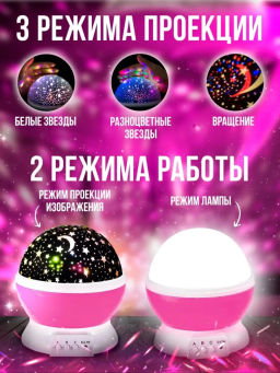 Ночник - проектор Звездное небо (3453) - Мой органайзер фото 2