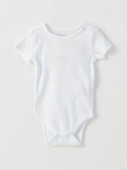 Bisiklet Yaka Uzun Kollu Basic Erkek Bebek ??t??tl? Body 5li - Waikiki фото 3