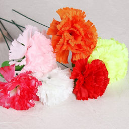 Цена за 20 шт. Цветок искусственный Гвоздика 35 см / 42-7-1 /уп 20/100/5000/ - Галеонтрейд фото 2