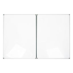 Доска меловая/магнитно-маркерная 300×100/100×75×2 Calligrata, ТРЕХСЕКЦИОННАЯ, в алюмин рам