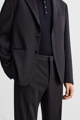 100% WOOL SUIT TROUSERS - Zara фото 5