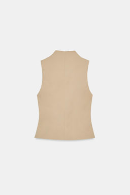 BUTTONED ELASTICATED TOP - Zara фото 7
