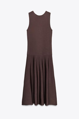 KNIT MIDI DRESS - Zara фото 9
